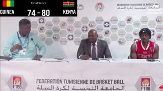 Kenya Morans vs Guinea Post Game Interview - FIBA Afrobasket 2025 Qualifiers