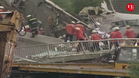 25th anniversary of German train disaster that left over one hundred dead