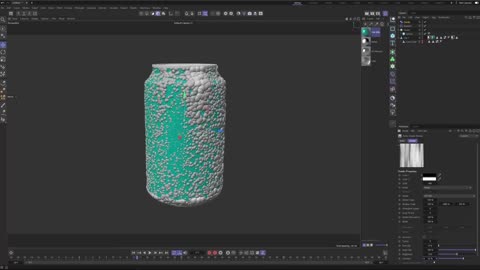 It turns out that C4D can make condensation water drop animation without plug-ins. the fifth part.