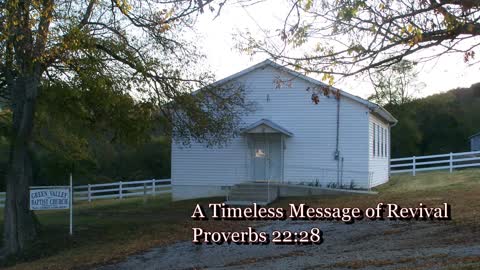 The Fires of Revival in America | Remove Not The Ancient Landmark | Proverbs 22:28