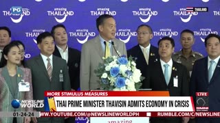 Thai prime minister Thavisin admits economy in crisis
