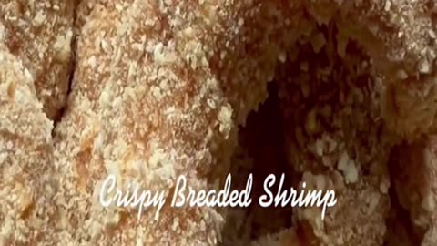 How to make crispy breaded shrimp 😋🍤