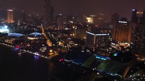 Singapore Marine Bay Sand Nite View