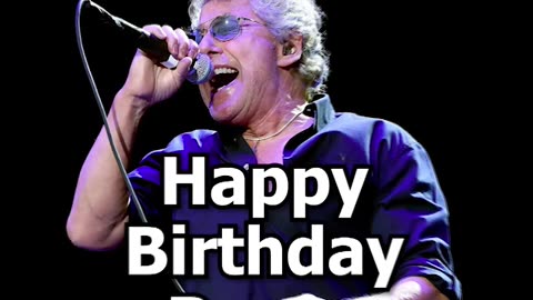 ROGER DALTREY BIRTHDAY!! 🎉 - March 1st, 1944 #thewho