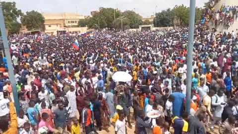Niger: demonstration in support of recent military coup