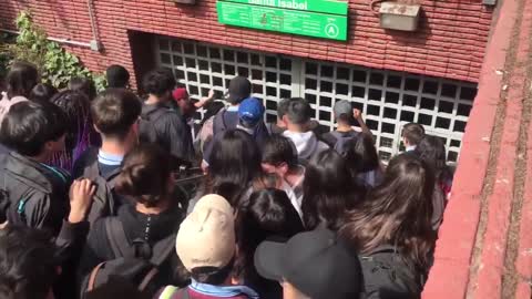 School Kids Break Into Metro Stations To Protest Fares