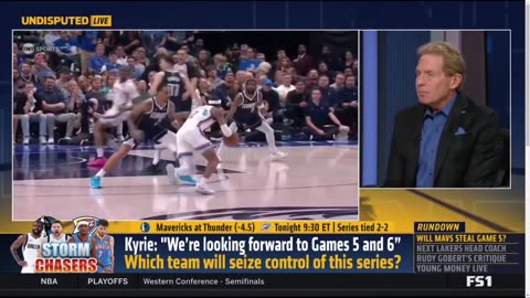 UNDISPUTED Skip Bayless reacts Kyrie Irving send a warning to Thunder ahead of game 5