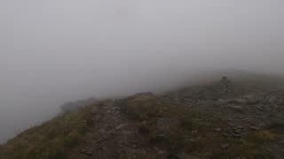 The Start of The 3 Peaks Adventure 2023 Ingleborough On top of Ingleborough 25