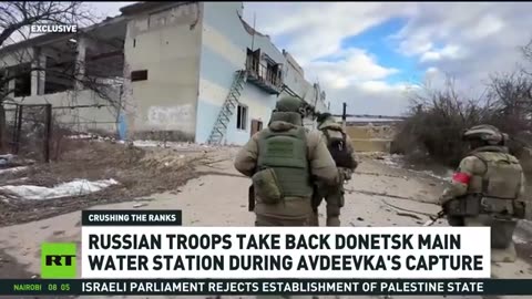 Russian forces take back Donetsk's main water station
