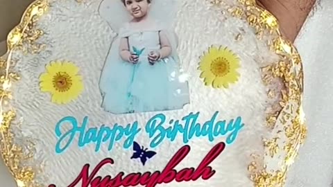 How to make resin photo frame for birthday