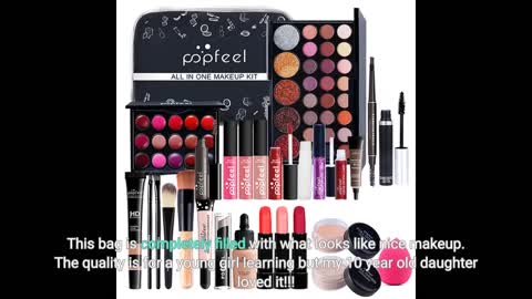 Joyeee all-in-one makeup gift set travel makeup kit complete starter makeup bundle lipgloss