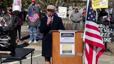 Ron Jenkins speaks at Worldwide Freedom Rally