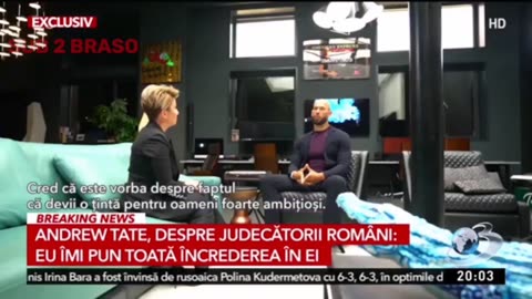 NEW Interview Andrew Tate x Romanian National TV Sabina Iosub - Are Things Better After Jail?
