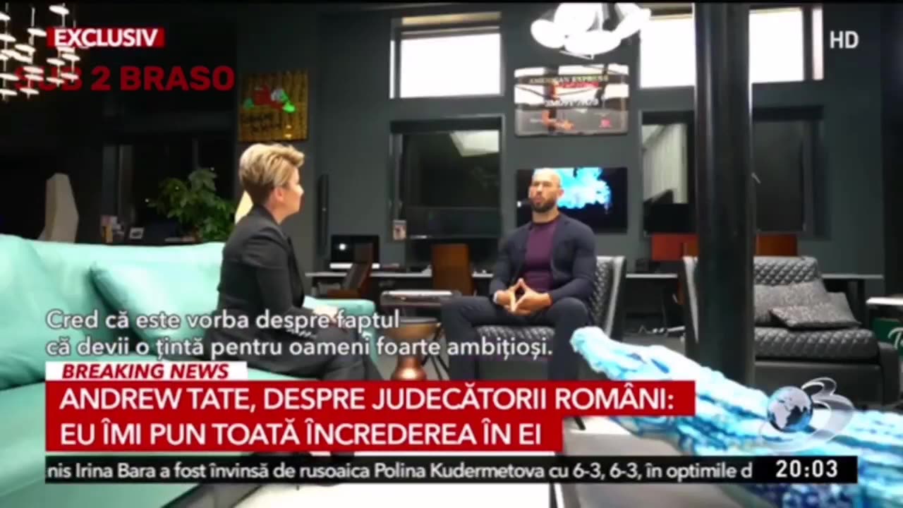 NEW Interview Andrew Tate x Romanian National TV Sabina Iosub - Are Things  Better After Jail?