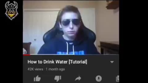 Funny video 😀how dink water