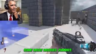 Presidents play call of duty zombies mod !