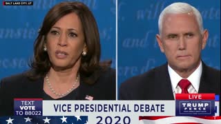 Vice President Pence Debating Kamala Harris and Susan Page