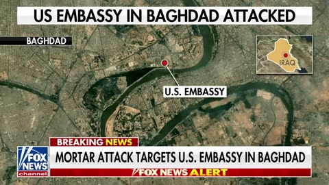 Us embassy in iraq under mortar attack