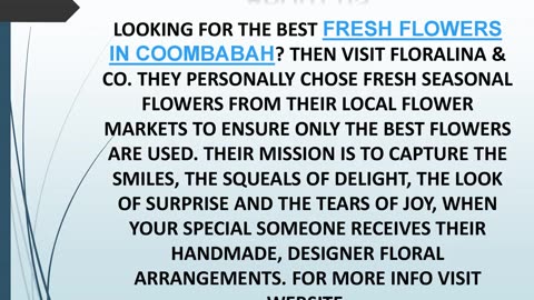 Best Fresh Flowers in Coombabah