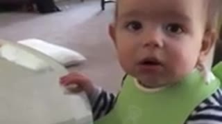 Baby understands "NO" for the first time