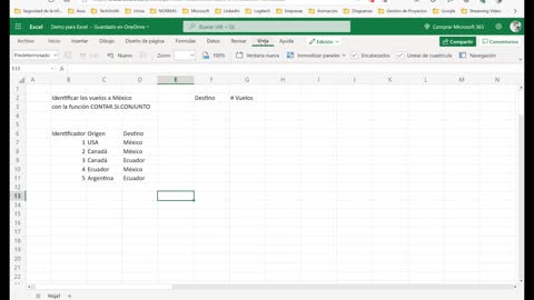 Quitar las líneas de cuadrícula en Excel 365