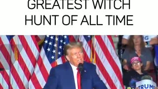 New President Trump ad: Greatest Witch Hunt.