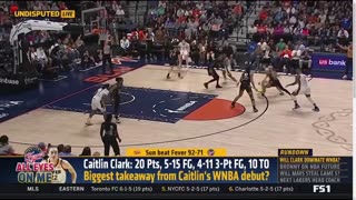 UNDISPUTED Skip Bayless reacts Caitlin Clark’s up-and-way-down debut