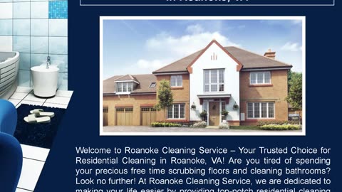 Your Trusted Choice for Residential Cleaning in Roanoke, VA