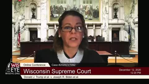 Does STATE LAW CHANGE by ZIP CODE How is she a JUDGE Wisconsin Supreme Court