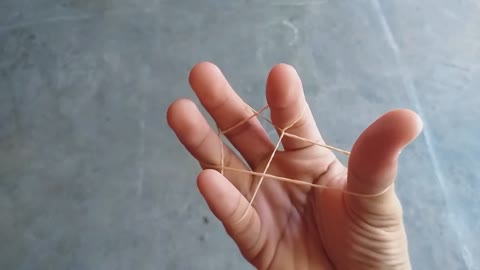 How to Make A Star Using Rubber Band with One Hand