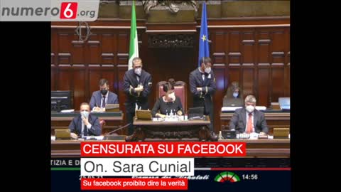 Sara Cunial Censurata su facebook perchè dice la verità