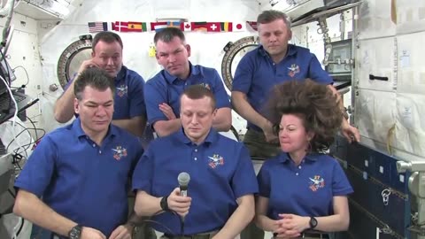 Station Crew Discusses Milestone Anniversaries with the Media