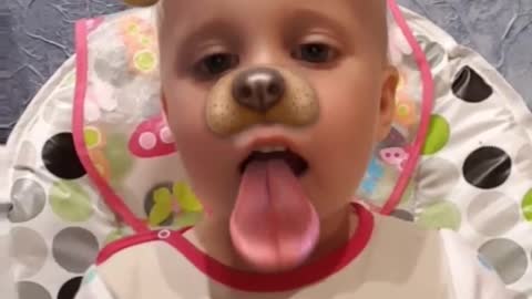 HILARIOUS Baby SNAPCHAT Puppy Face Post !!!