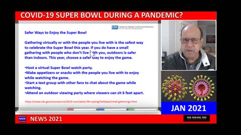 #NNN COVID 19 GUIDELINES FOR COVID SAVE SUPER BOWL PARTIES Nik Nikam, MD, MHA, HOUSTON, TX