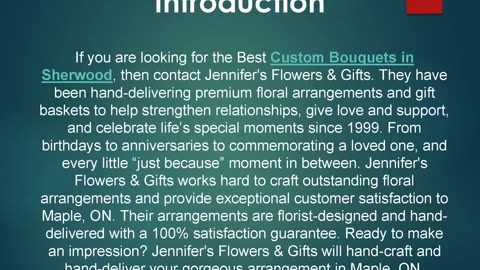 Best Custom Bouquets in Sherwood