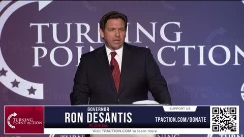 Gov. Ron DeSantis says that we need a free society that does "not submit to a biomedical security state."