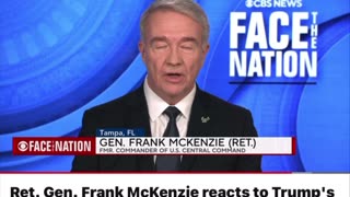 Ret. General Frank Mckenzie Lies About Israel Backstabbing Trump
