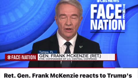 Ret. General Frank Mckenzie Lies About Israel Backstabbing Trump