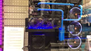 At B&H Store Water cooled CPU Computer Plastic see thru Case (01-2018)