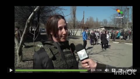 Russian Military Provides Humanitarian Aid To Liberated Ukraine Residents