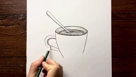 Draw A Picture Of A Coffee Cup