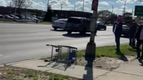 Automotive Employees Walk Out Protest in Detroit Against COVID Vaccine Mandates