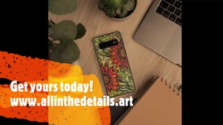 🎞️ Samsung Phone Case - Orange Sunflowers (005) ©️ Design