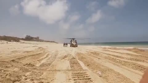 Special video from Gaza: Noa Argamani is escorted by IDF fighters to the rescue