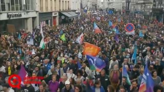Tens of Thousand of Parisians Peacefully Protest Against the Rapidly-Rising Cost of Living