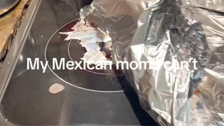 Mexican Mom Wraps Stove In Foil