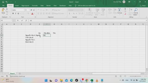 Excel: Use Flash Fill
