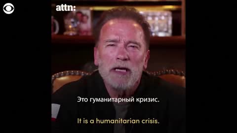 Arnold Schwarzenegger makes emotional plea to Russians about war in Ukraine