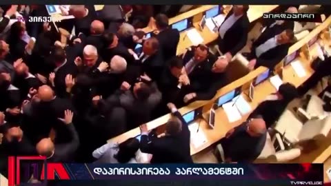 🇬🇪 In the Georgian parliament, MPs are again arguing over the law on foreign