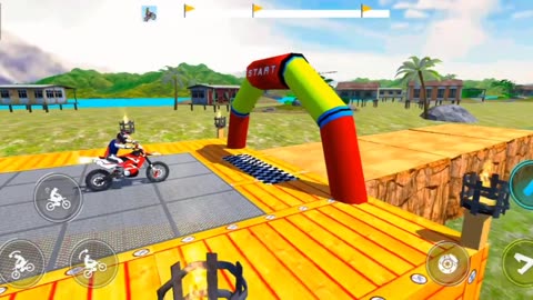 Tricky Bike Game, Bike Stunt, Bike Riding \ Bike Stunt Gameplay